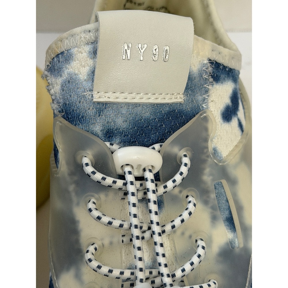 Steve Madden Myles Blue White Tie Dye Chunky Platform Sneakers Womens 8M - Picture 7 of 10